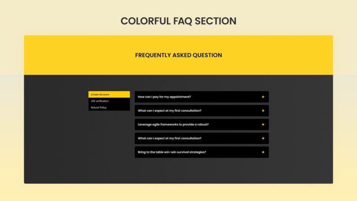 colorful-faq-section-style-05 | kitsWind