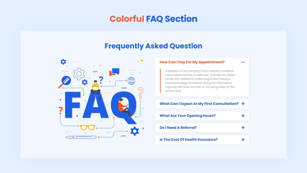 colorful-faq-section-style-06 | kitsWind