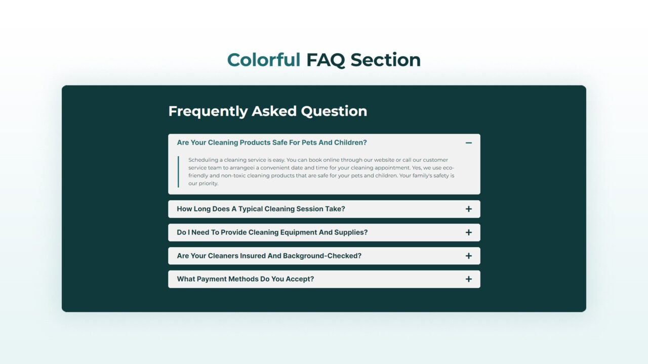 colorful-faq-section-style-08 | kitsWind