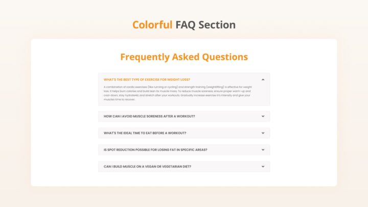 colorful-faq-section-style-09 | kitsWind