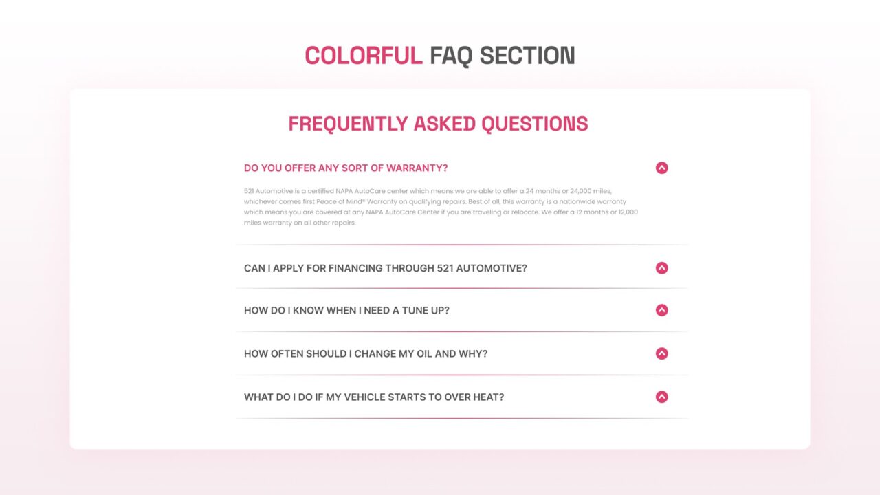 colorful-faq-section-style-10 | kitsWind