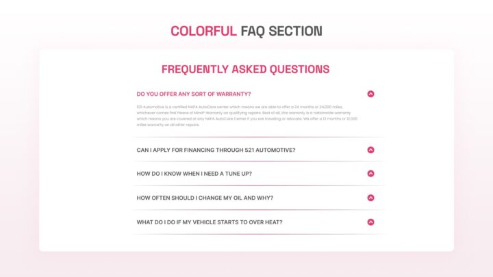 colorful-faq-section-style-10 | kitsWind