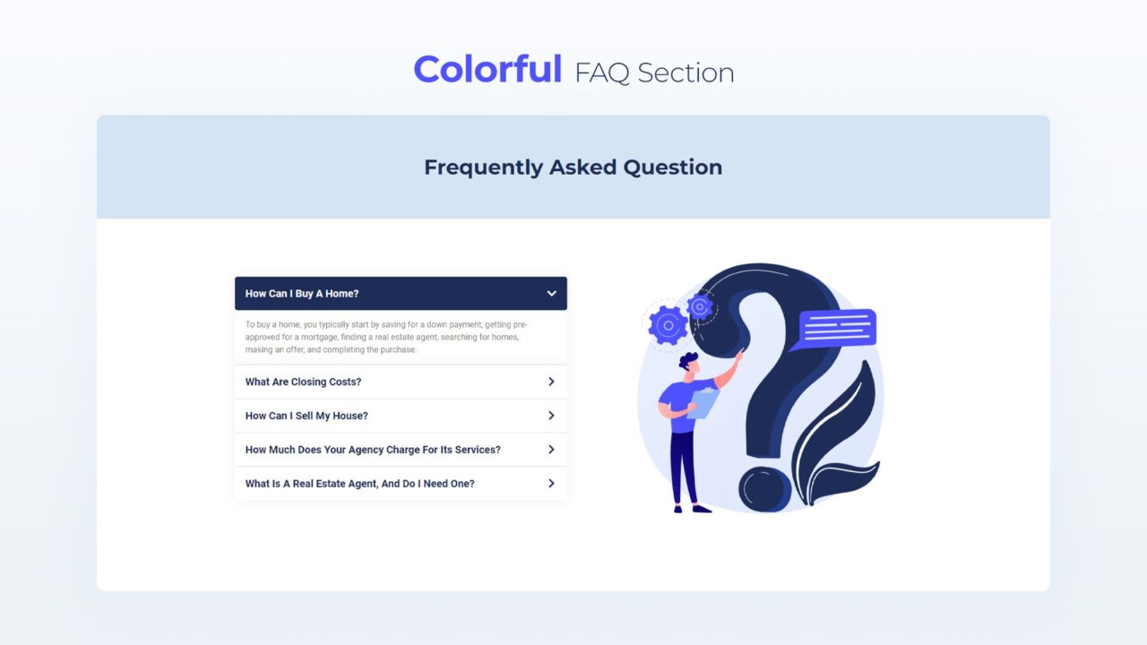 colorful-faq-section-style-12 | kitsWind