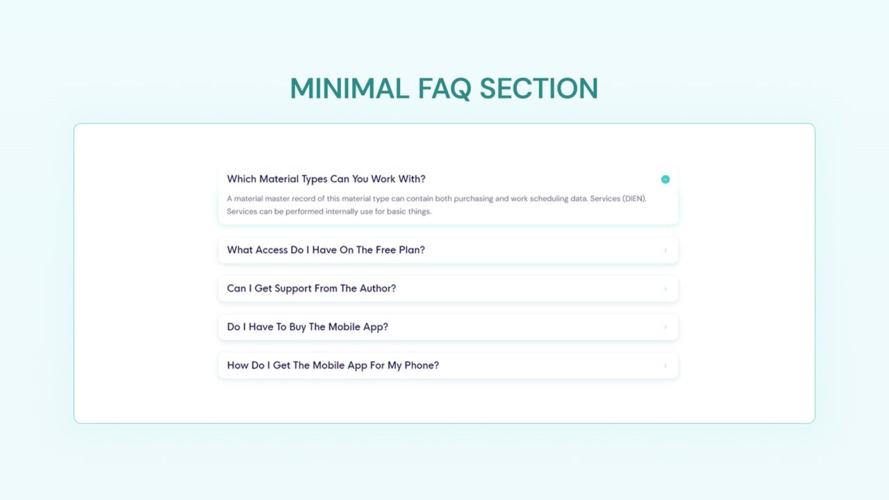 minimal-faq-section-style-03 | kitsWind