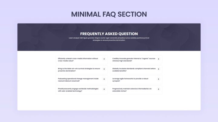 minimal-faq-section-style-05 | kitsWind