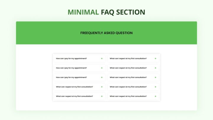 minimal-faq-section-style-07 | kitsWind