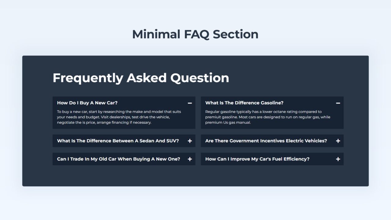 minimal-faq-section-style-15 | kitsWind