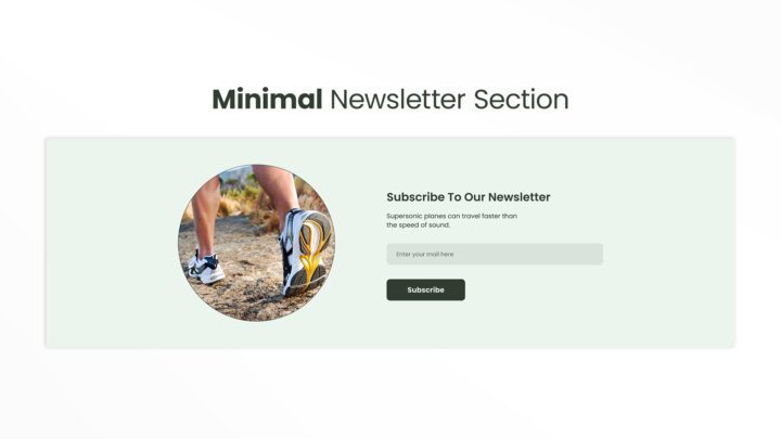 minimal-newsletter-section-style-07 | kitsWind