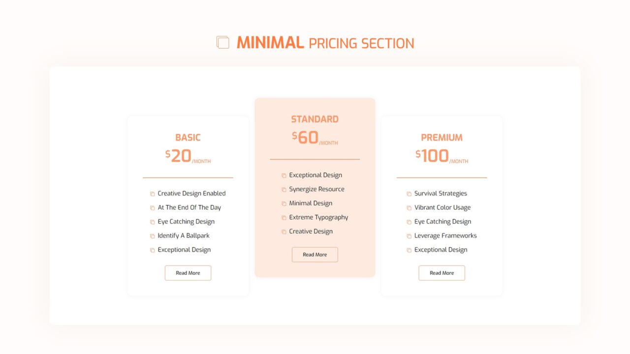 minimal-pricing-section-style-02 | kitsWind