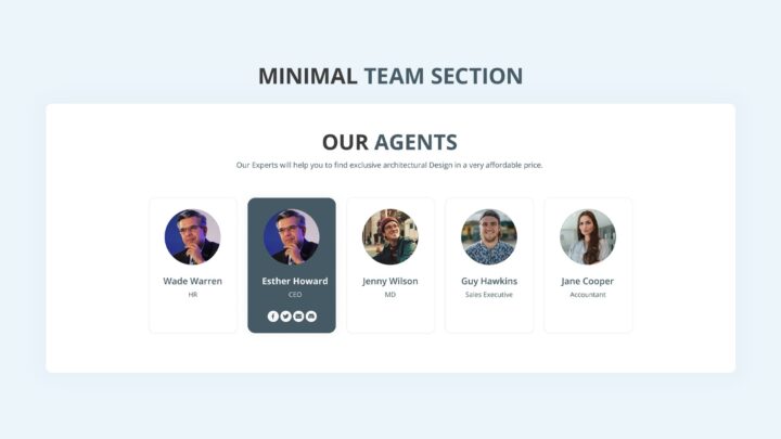 minimal-team-section-style-02 | kitsWind