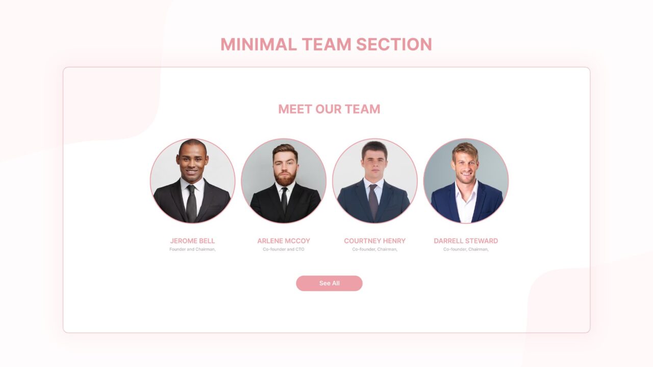 minimal-team-section-style-05 | kitsWind