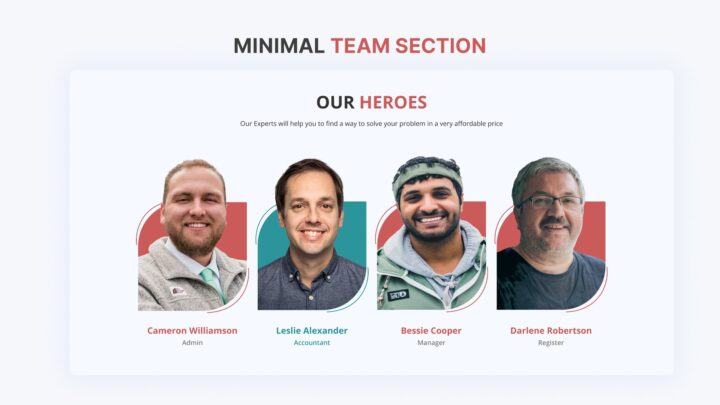 minimal-team-section-style-06 | kitsWind