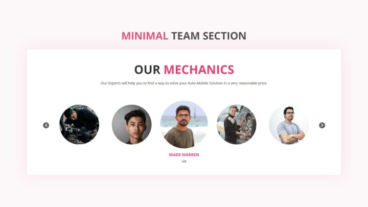 minimal-team-section-style-07 | kitsWind