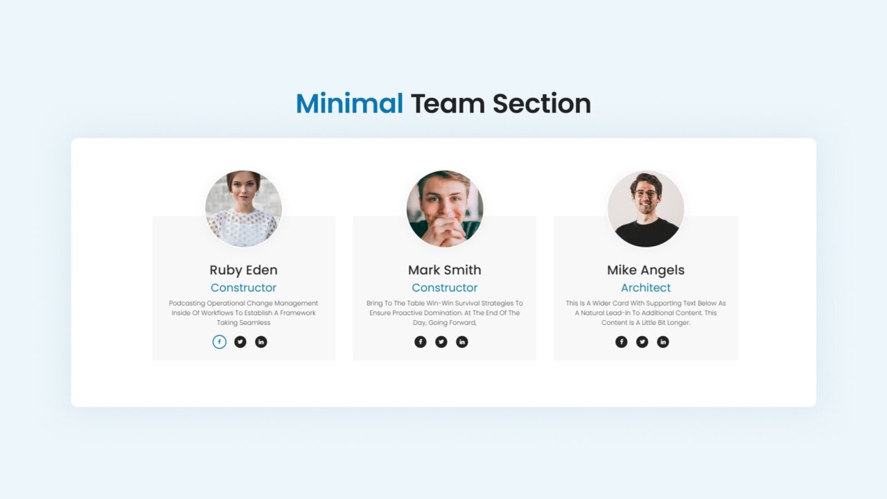 minimal-team-section-style-09 | kitsWind