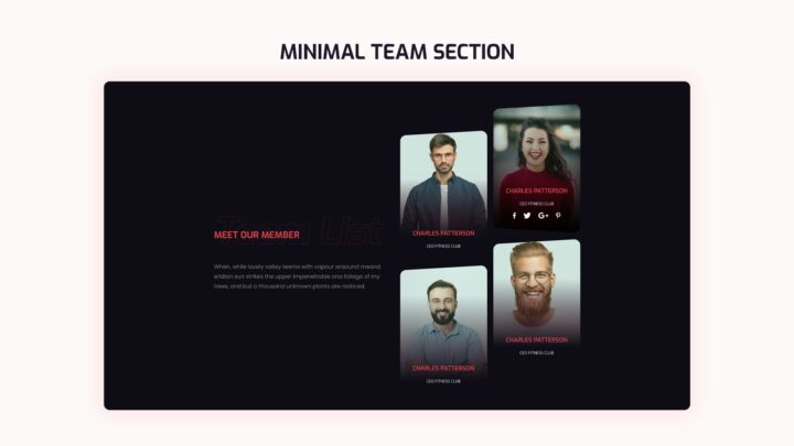 minimal-team-section-style-11 | kitsWind