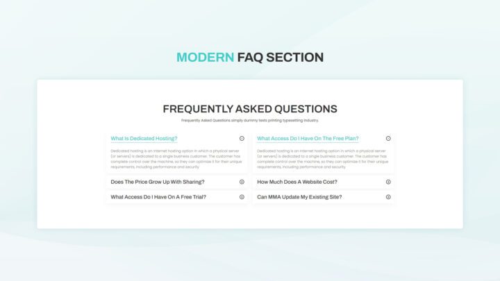 modern-faq-section-style-04 | kitsWind