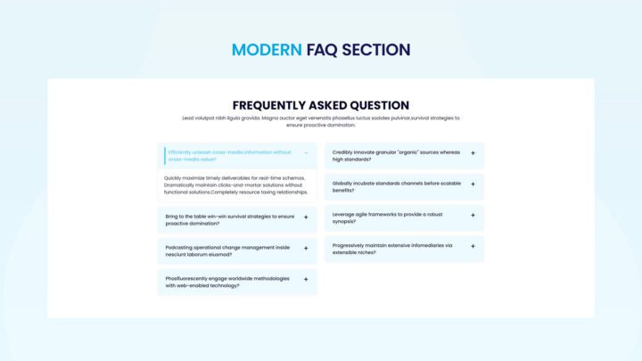 modern-faq-section-style-06 | kitsWind