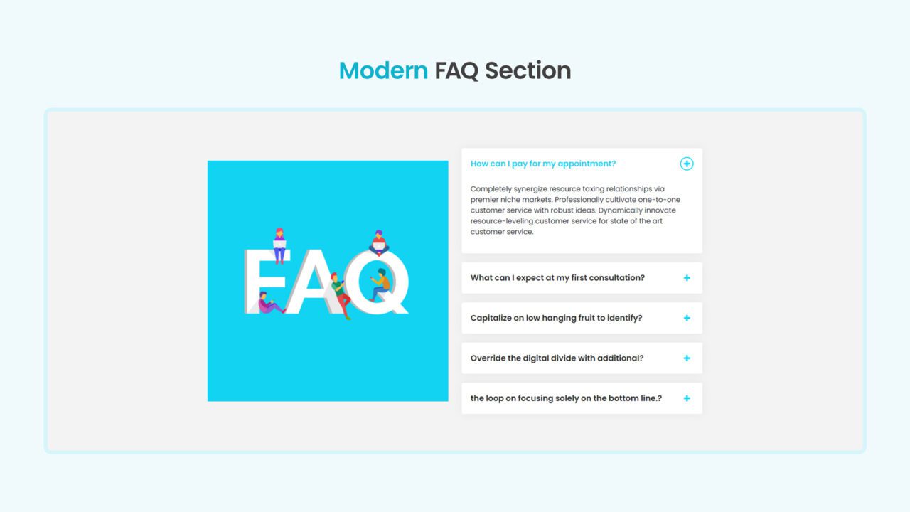 modern-faq-section-style-07 | kitsWind