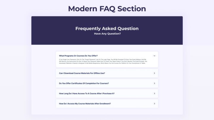 modern-faq-section-style-21 | kitsWind