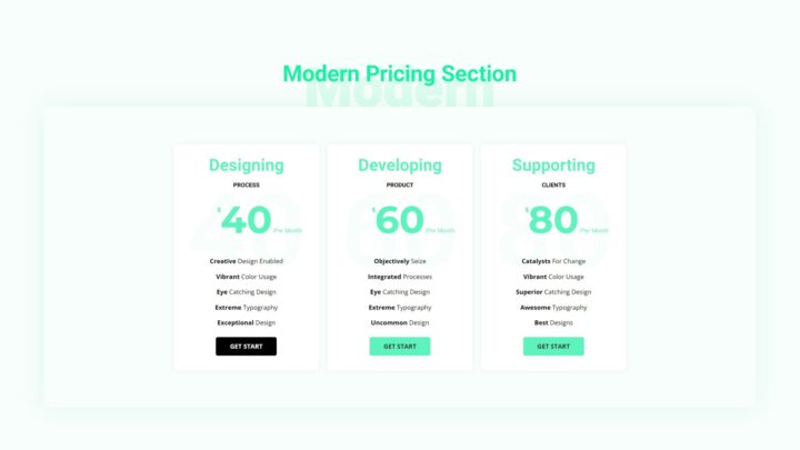 modern-pricing-section-style-01 | kitsWind