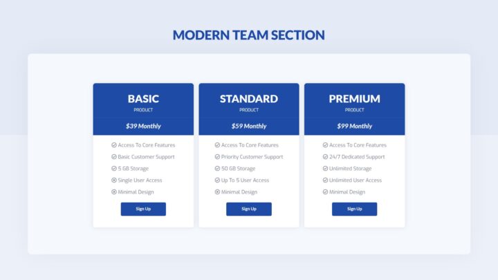 modern-pricing-section-style-04 | kitsWind