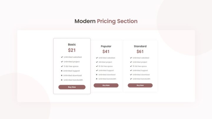 modern-pricing-section-style-11 | kitsWind