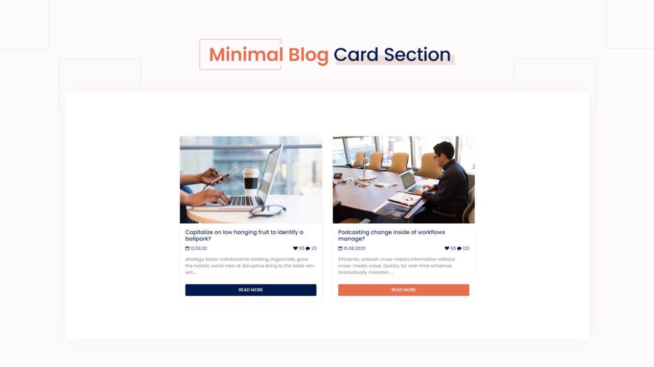 minimal-blog-card-section-style-02 | kitsWind