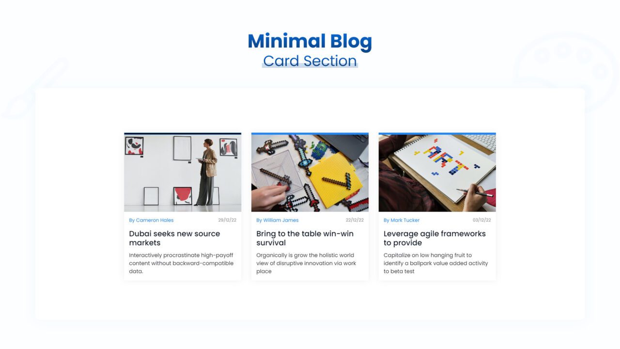 minimal-blog-card-section-style-07 | kitsWind