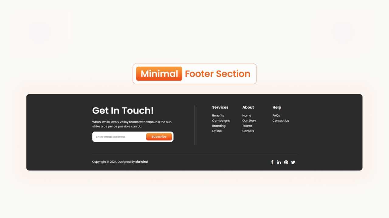 minimal-footer-section-style-03 | kitsWind