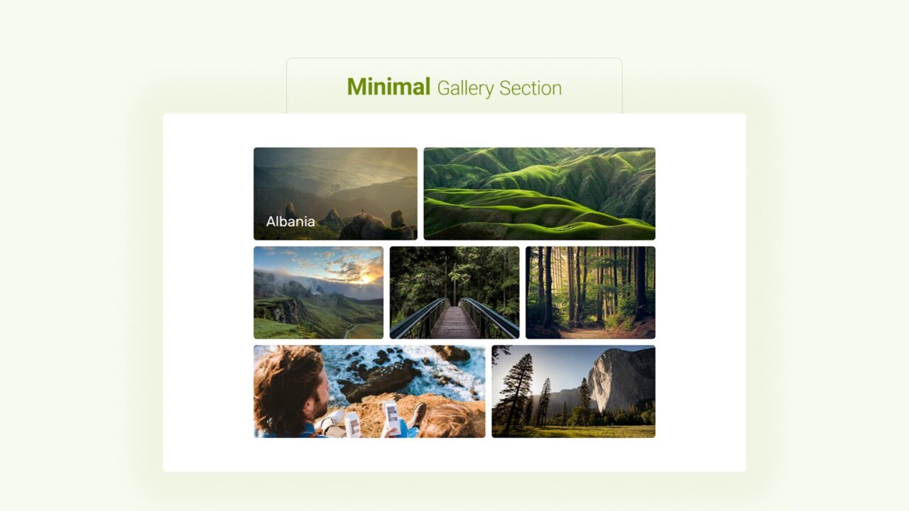 minimal-gallery-section-style-07 | kitsWind