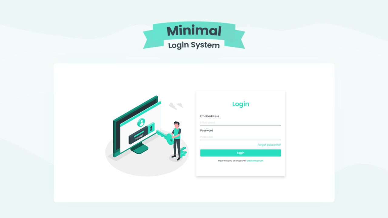 minimal-login-system-style-03 | kitsWind