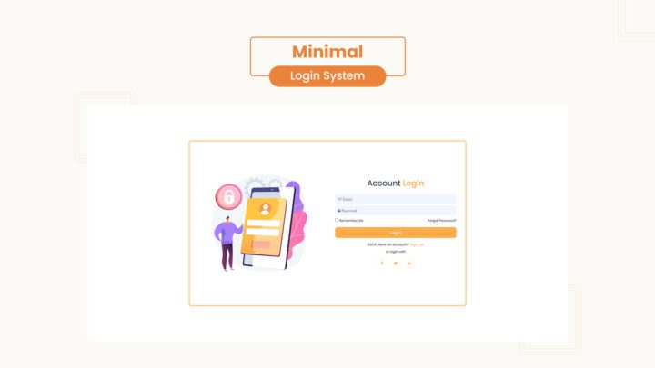 minimal-login-system-style-07 | kitsWind