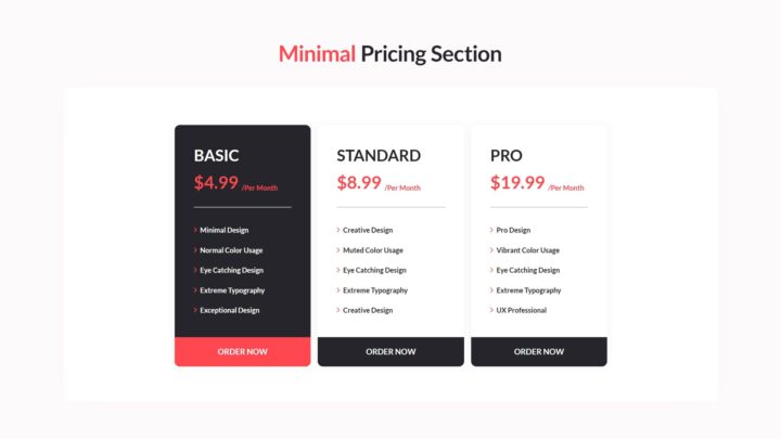 minimal-pricing-section-style-06 | kitsWind