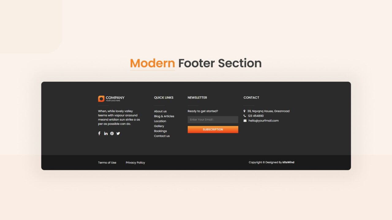 modern-footer-section-style-01 | kitsWind