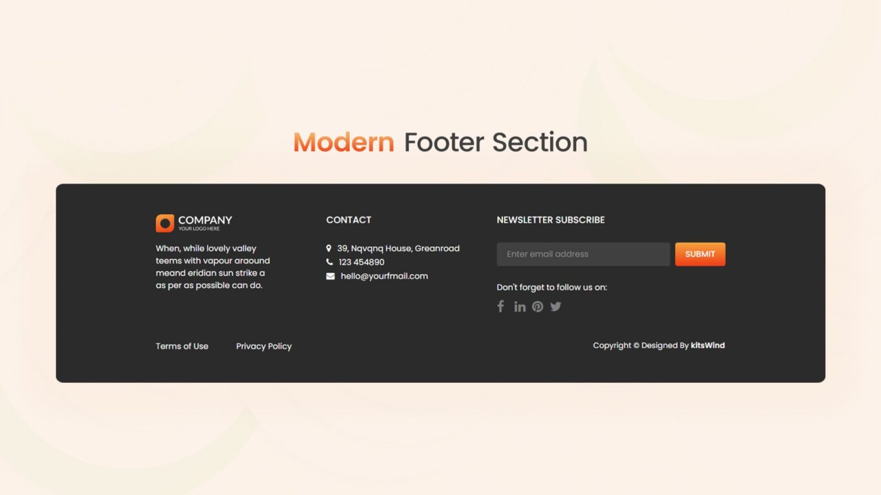 modern-footer-section-style-03 | kitsWind