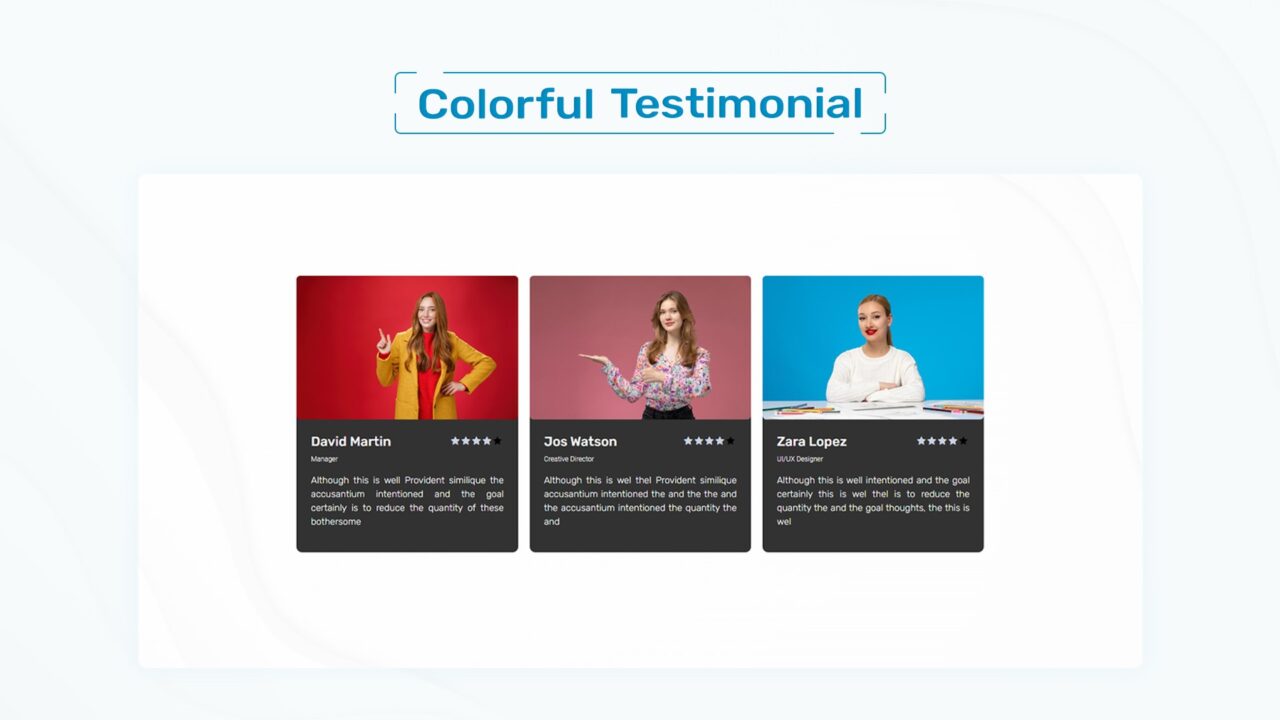 colorful-testimonial-section-style-01 | kitsWind