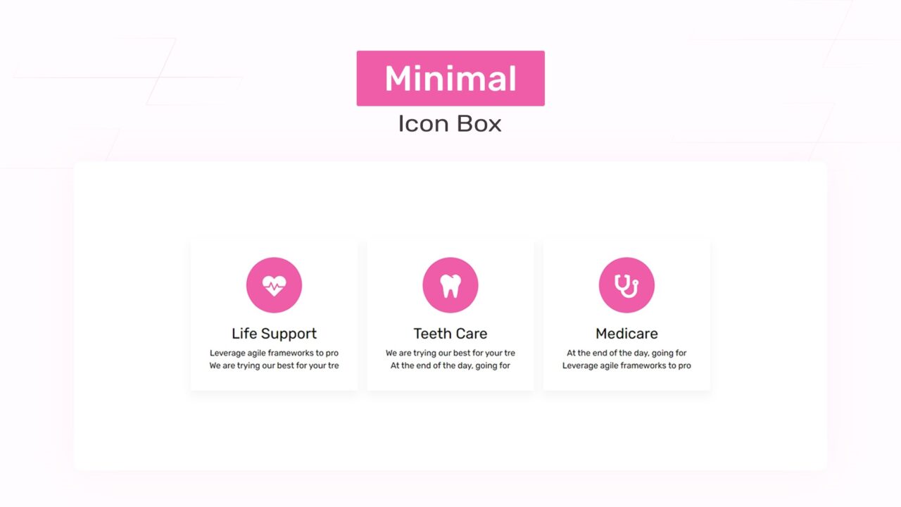 minimal-icon-box-section-style-01 | kitsWind