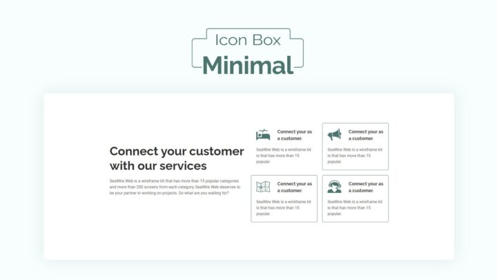 minimal-icon-box-section-style-02 | kitsWind