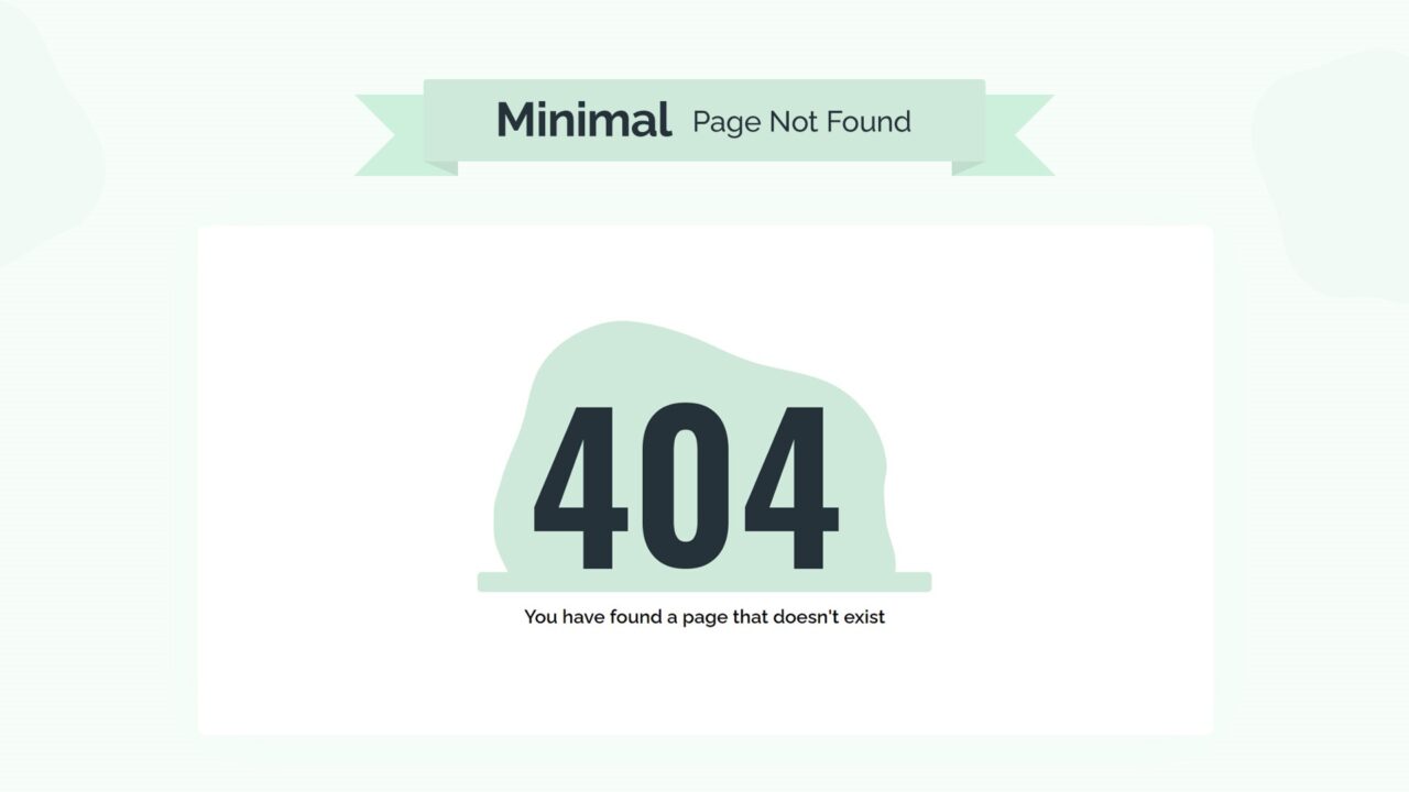 minimal-page-not-found-style-04 | kitsWind