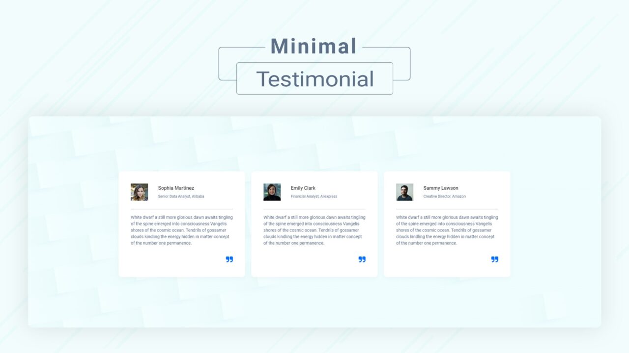 minimal-testimonial-section-style-06 | kitsWind