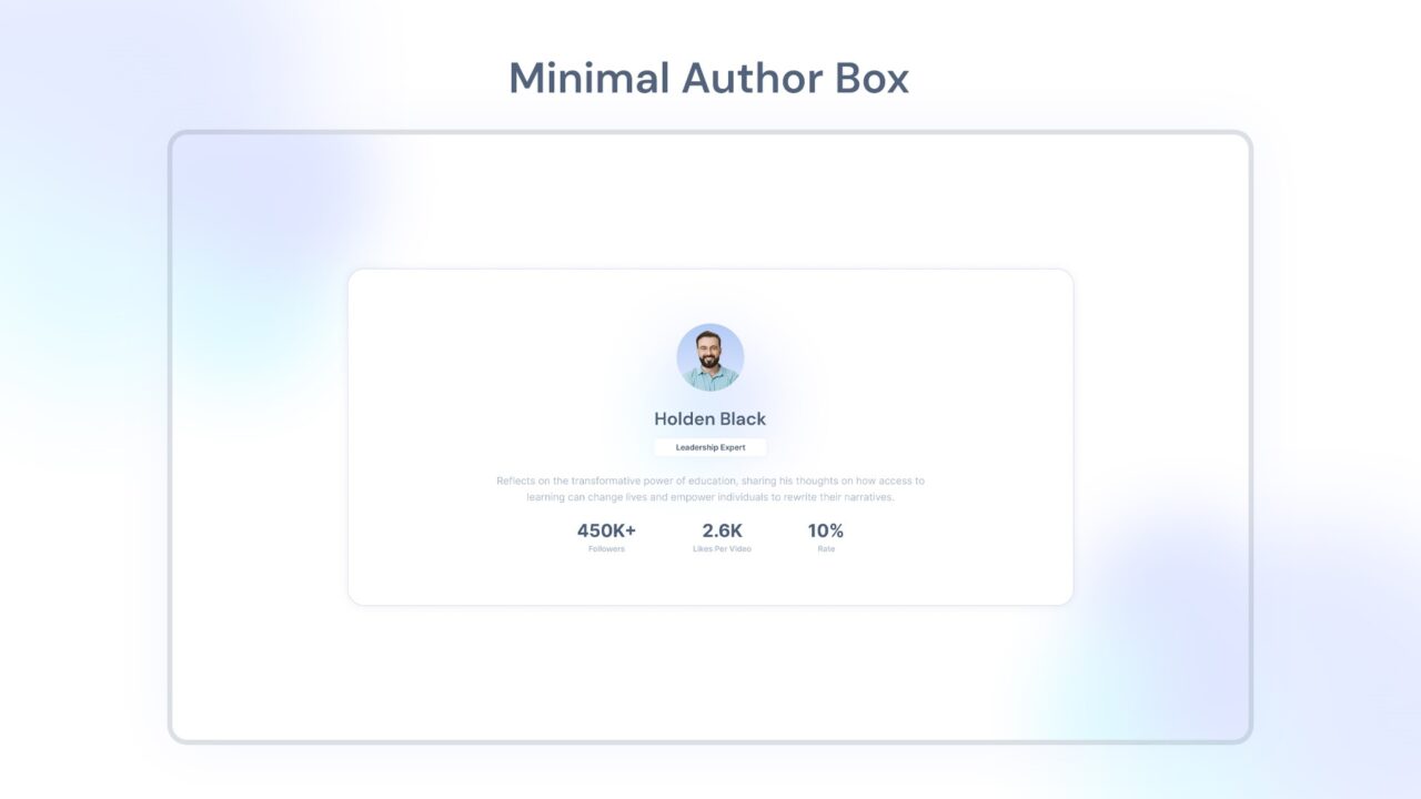 minimal-author-box-section-style-06 | kitsWind