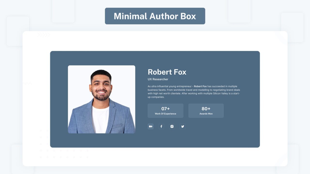 minimal-author-box-section-style-07 | kitsWind