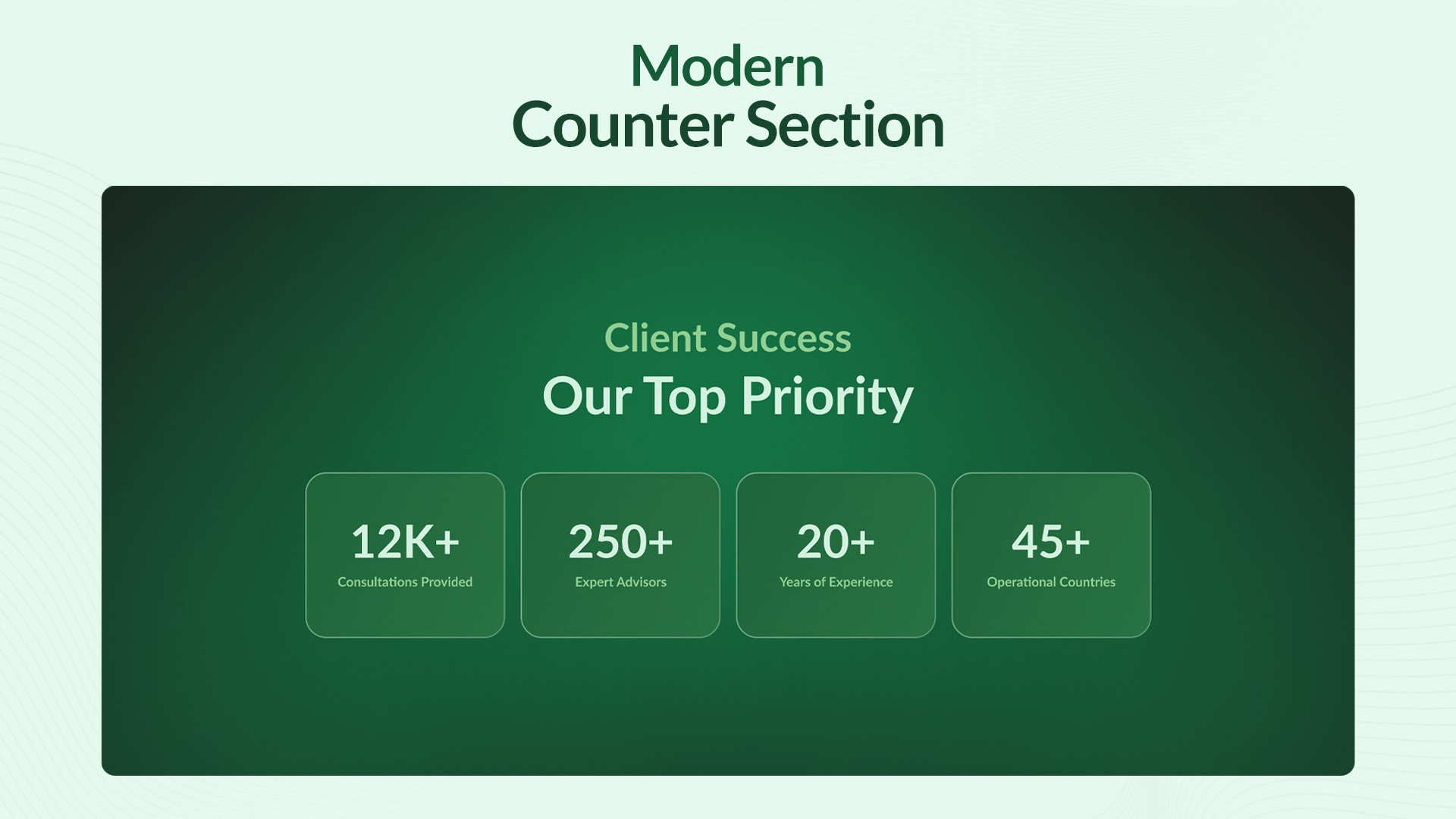 Modern Counter Section Style 02 - kitsWind