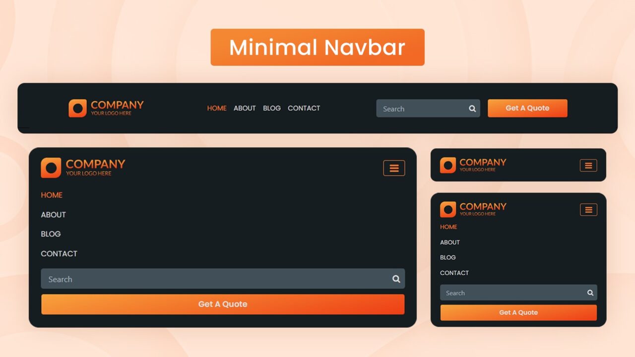 minimal-navbar-style-03 | kitsWind