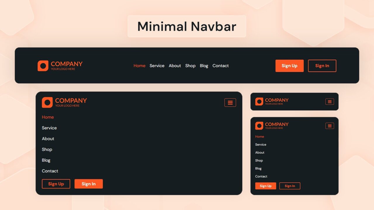 minimal-navbar-style-04 | kitsWind