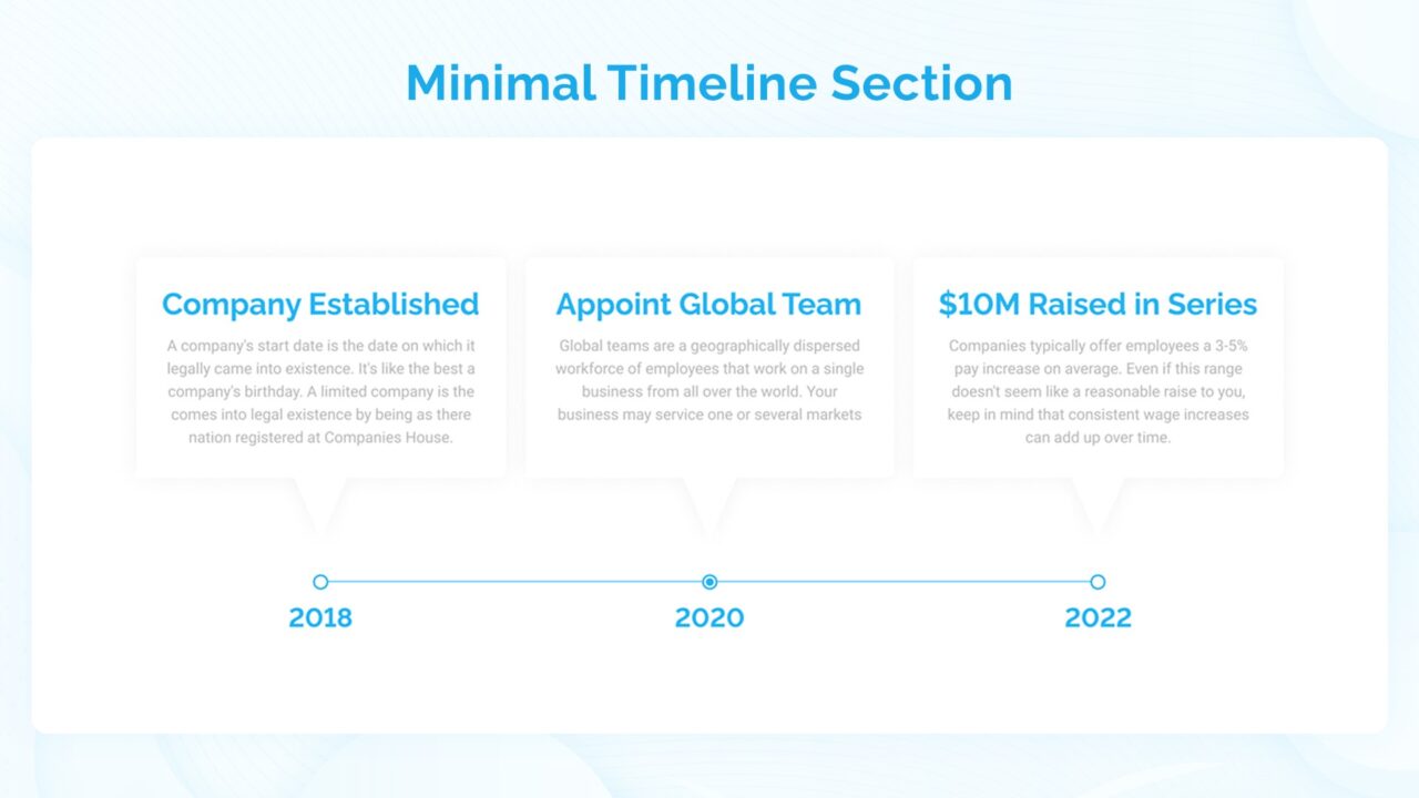 minimal-timeline-section-style-01 | kitsWind