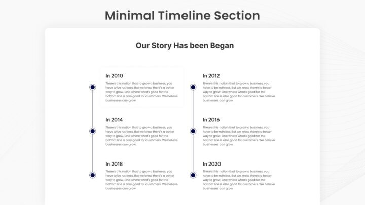 minimal-timeline-section-style-03 | kitsWind