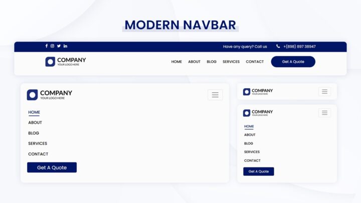 modern-navbar-style-05 | kitsWind